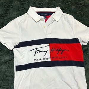 Tommy Hilfiger White Polo Shirt